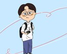 かわいいイラスト(似顔絵・キャラクター)描きます これまでのイラスト経験を活かして現役美大生が制作します。 イメージ1