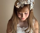 特別な日の為の大人のヘッドドレスをお仕立てします 演奏会、ブライダルやパーティーなどのお仕立てヘアアクセサリー イメージ9