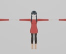 3Dアニメのキャラクターを作るます ブレンダーで3Dキャラクター作成 イメージ9