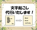 格安で文字起こし代行します 面倒な作業を任せてみませんか？ イメージ1
