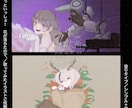 あなただけの歌ってみたイラスト制作します サムネで、ふと指が止まる。再生ボタンを押したくなる1枚 イメージ5