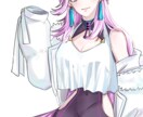目を惹くVtuber様の立ち絵のイラスト承ります サムネイルやSNSアイコンに使用できるイラストを制作します イメージ4
