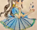 オリジナルの水彩手描きイラスト描きます アナログ・水彩好きな方はぜひ。 イメージ9