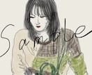 ファッションイラスト風✴︎似顔絵かきます 最短1日✴︎ファッション・映画好きな方へのプレゼントにも◎ イメージ3