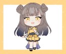 商用利用込み！可愛いSDお作りします ふんわりとした柔らかいタッチが得意です♪配信やグッズに！ イメージ2