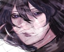リアル系絵柄のバストアップアイコン描きます 多様な絵柄から選択可能！あなたの希望に沿った絵柄で納品します イメージ2