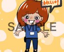 あなただけのカラフルでPOPな可愛い似顔絵描きます ブログやチラシ、名刺で活躍する愛されイラストをお届け！ イメージ3