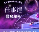 あなたの仕事運　徹底解説！鑑定書作成します 完全オーダーメイド鑑定書！【約4000字】 イメージ1