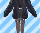 活動用立ち絵描きます 配信や歌い手活動で使用する立ち絵を制作いたします！ イメージ2
