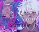 世界観際立つ狂気ダーク系イラスト描きます 周りと被らない、個性が光るSNSアイコン描きます イメージ3