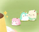 オリキャラ『ぽちゃるず。』のアイコンを作成します ぽちゃるず。のかわいいイラストを描きます！ イメージ7
