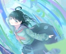 特別料金！光にこだわった1枚絵イラスト制作します CG・動画サムネイルなどインパクトが求められる場面で イメージ2