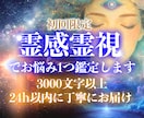 24時間以内に、お悩みなんでも鑑定します 3000文字以上ボリューム鑑定　初回の方のみ鑑定可能です イメージ1
