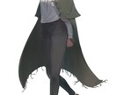 バストアップ、全身立ち絵制作いたします 創作やTRPGなどのオリジナルキャラクターを実現いたします！ イメージ3