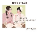 大切な人とのお写真をシンプルなイラストにします 人物最大５人まで、プリクラもOK◎プレゼントにおすすめ！ イメージ5