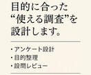 目的に合わせた“使える調査”を設計します 現役リサーチャーがあなたの課題を整理・改善サポート イメージ1