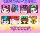 配信用かっこ可愛い⭐️ちびキャラスタンプ制作します YouTube・Twitchで使える！ イメージ3
