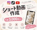 Instagram・Tiktok用の動画作成します Instagram、Tiktok用のショート動画作成 イメージ1