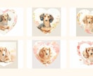 ペットのイラストをおしゃれなパネルにします パネル＆データお渡し＊プレゼントにも喜ばれています。 イメージ3