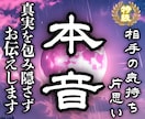 愛するお相手の裏顔と本音を霊聴・霊視で丸裸にします いつまで悩み続けますか？ 本音を知り幸せな未来を引き寄せる イメージ1