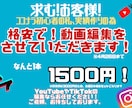 SNS用動画1本1500円で編集します 動画2本で3000円！TikTok、YouTube イメージ3