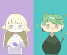 ぽっぷでかわいいアイコン用・SDイラスト作ります 3日以内に納品！シンプルアイコン用イラストをお届け！ イメージ5