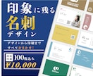 はじめての名刺作成も安心！名刺両面印刷します 5名様限定/印刷１００枚込み！印刷込みですぐ使える！ イメージ1