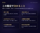 あなただけの人生の設計図を総合占いで精密鑑定します 西洋占星術・四柱推命など8つの視点で本質・才能・運気を読む。 イメージ2