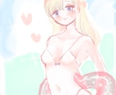 あなたの創作キャラの女の子♡描きます アイコンや壁紙に セクシーで可愛いイラスト イメージ2