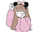 唯一無二の、シンプルでオシャレなイラストを描きます SNS アイコン、グッズイラスト、ショップロゴ etc イメージ9