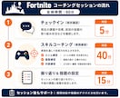 お子様のフォートナイト上達と生活習慣を支えます アジア9位が、上達と学業の両立を支える育成型コーチング イメージ2