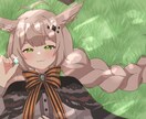 ふわふわかわいい女の子のイラストお描きします 柔らかい雰囲気のイラストをお届けさせて頂きます¨̮ イメージ3