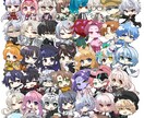 可愛いオリジナルミニキャライラスト描きます オリジナルキャラ描きます！【商用利用可】 イメージ4