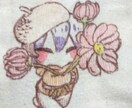 イラスト描きます 貴方の創作キャラを色紙やポーチに… イメージ1