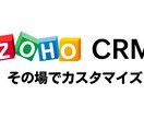 zohoを画面共有しながらカスタマイズします たった1時間で、お使いのzoho CRMが劇的に変わります イメージ1