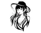 おしゃれでシンプルな線画のアイコンイラスト描きます SNSアイコン・ロゴ・商品パッケージ・名刺イラストなどに！ イメージ2