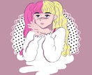 シンプルでお手軽！可愛いイラストカード描きます 名刺・結婚式の招待状・メッセージカード等、幅広く承ります。 イメージ5