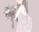 商用利用可！可愛くてお洒落な女の子絵を描きます ポストカード、Tシャツデザインにも！今だけアイコン作成無料！ イメージ5