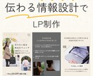 伝わる情報設計でLP制作します 現役Webデザイナーが丁寧に対応します イメージ1
