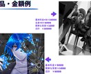 サムネ/グッズ/V活動 向けキャライラスト描きます あなたのかっこかわいい女の子、かっこいい男の子描かせて下さい イメージ4