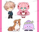 可愛いカッコイイSDミニキャラ描きます 商用利用可能！ご希望に沿った作品をお届けします！ イメージ4