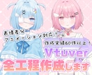Vtuberモデル全工程制作します モデリングのみも大歓迎！お気軽にお問合せください イメージ1