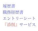 志望動機の添削付★履歴書、職務経歴書一式添削します 即日相談可！転職・就職活動に必要な書類一式作成ご支援致します イメージ1