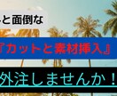 面倒なカットやBGMの挿入！手伝います 時間のかかる『カットとBGM』編集の外注で効率化しませんか？ イメージ1