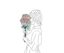 シンプルおしゃれ！イラスト作成承ります シンプルなイラスト、似顔絵作成 イメージ4
