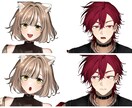 かっこよくお洒落なイラストを描きます メロい立ち絵イラストをお描きいたします！ イメージ5
