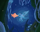 表紙やサムネイルに！絵本のような一枚絵を描きます 可愛くてぬくもりあるイラストでイメージを可視化できます イメージ2