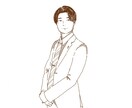 線画イラスト【ビジネスシーン◎】を作ります LINEのアイコンや名刺のワンポイントにご活用頂いてます！ イメージ2