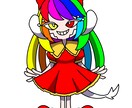 SNSのアイコン等、イラストを承ります 2頭身のキャラクターならお任せください！ イメージ4