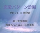 恋愛パターン診断☆タロット×数秘術で読み解きます 自分を知れば、恋はもっとスムーズに進みます イメージ1